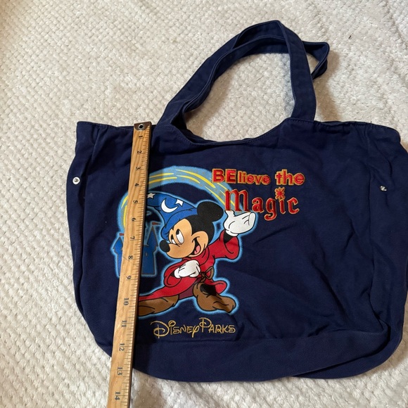 Disney World Parks Sorcerer Mickey Messenger Bag Cast Member Exclusive Castle - Picture 4 of 11